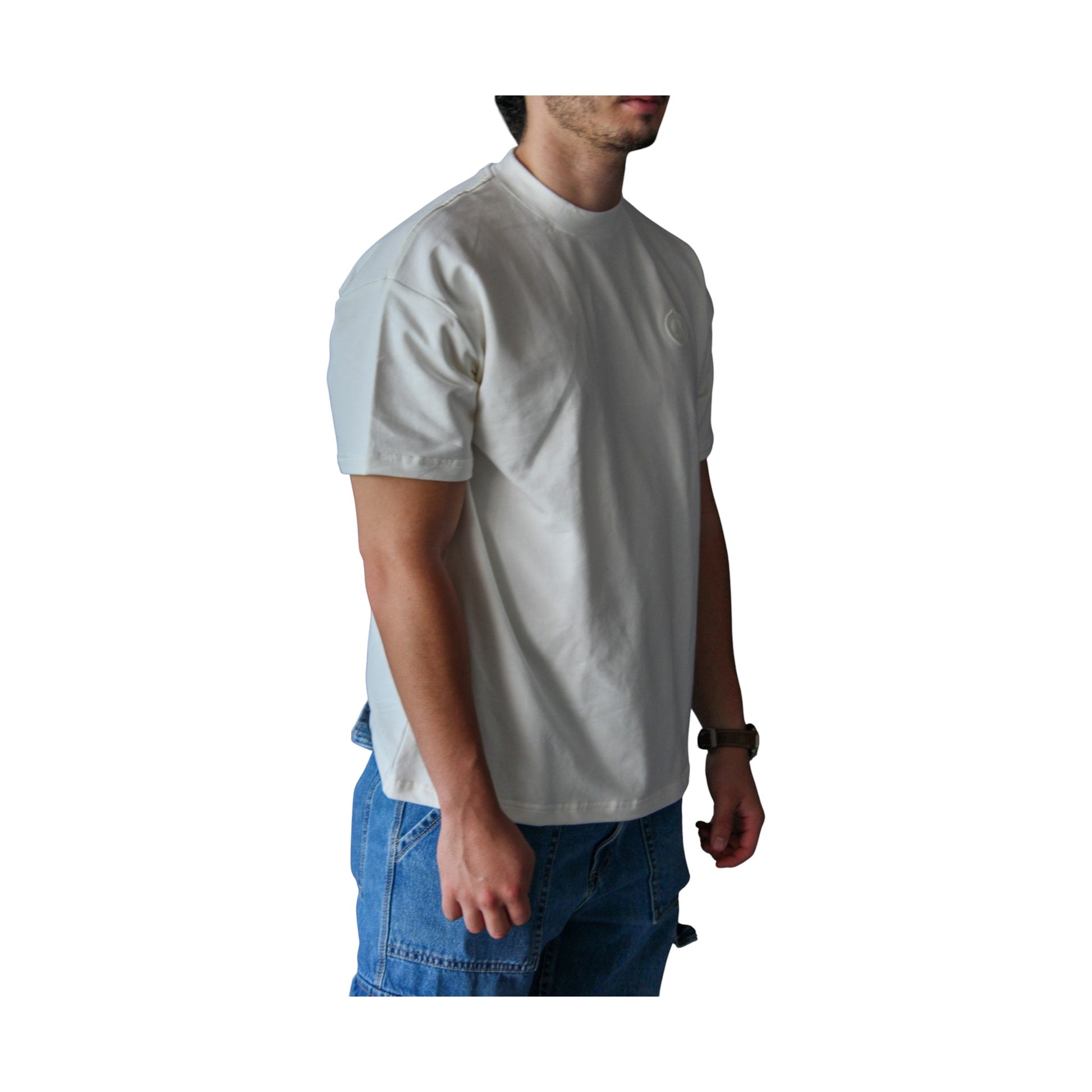 Bordado logo french terry / crudo